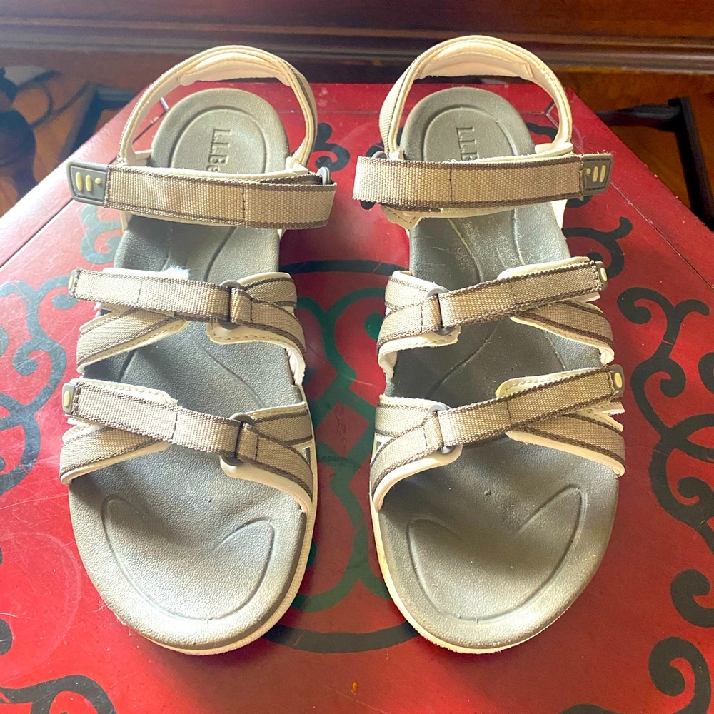 LL Bean Velcro sandals
